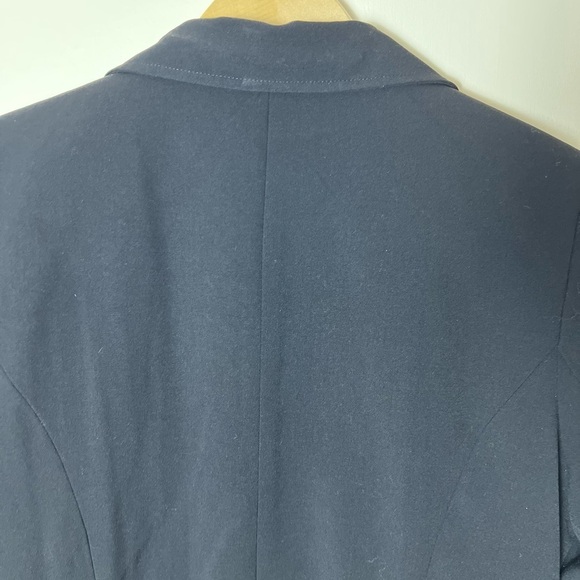 AGB Women Black Blazer Jacket 14 Leopard Business Casual Button Work Preppy - Picture 12 of 16